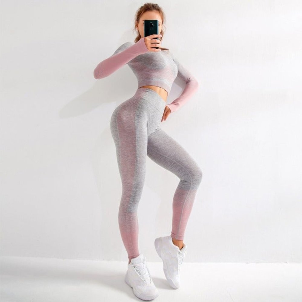 COPY - Seamless Set Crop Top & Legging Outfit